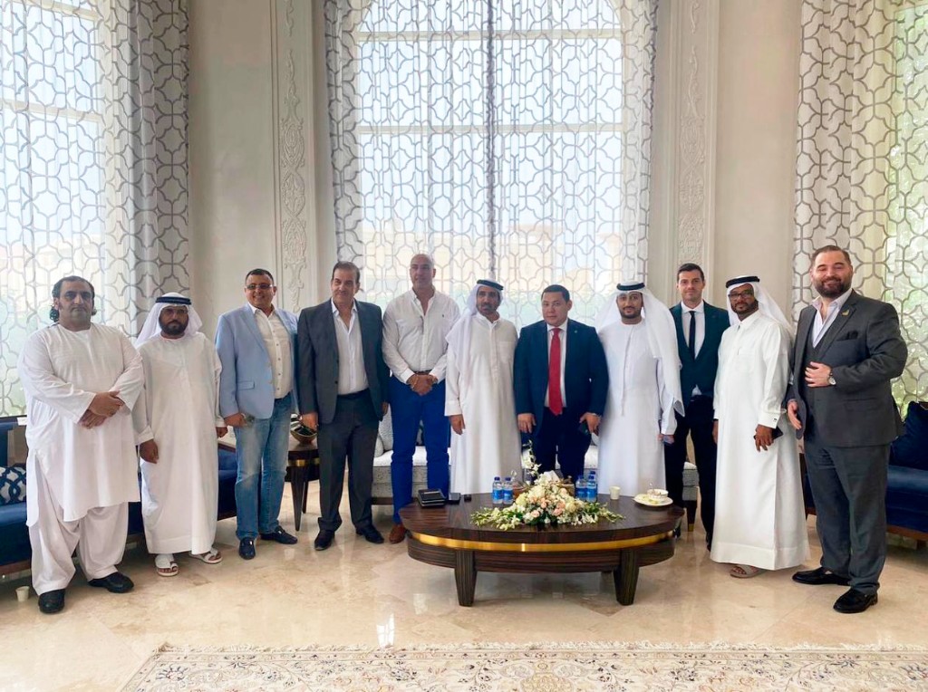 International meeting with presidents and prime ministers in Dubai